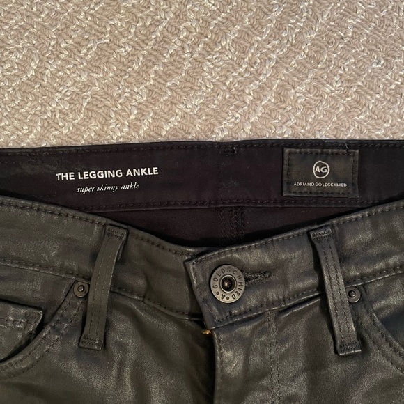 AG the legging ankle skinny leather jeans - Picture 7 of 14